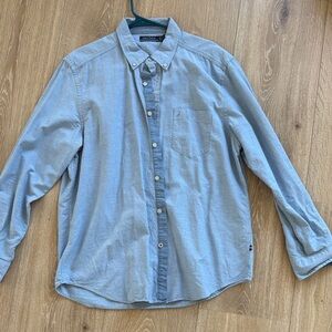 Nautica Blue Casual Button Down Shirt